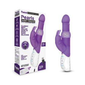 Rabbit Essentials Pearls Rabbit Vibrator Purple