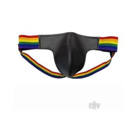 Leather Jock W/ Pride Stripes Sm