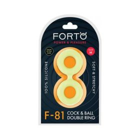 Forto F-81: Double Ring Liquid Silicone 47 Mm Glow-in-the-dark