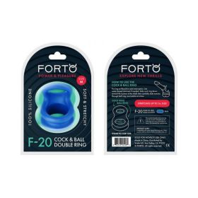 Forto F-20: Balls Stretcher Liquid Silicone 55/72 Mm Blue