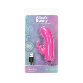 Alices Bunny Rechargeable Bullet With Removable Rabbit Sleeve Pink
