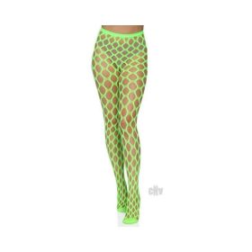 Jumbo Pothole Net Tights Os Neon Green