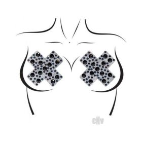 X Factor Nipple Jewel Stickers Os Blk
