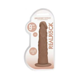 Real Rock Realistic Dildo - 9" - 23 Cm - Mocha