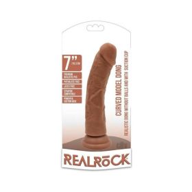 Realrock Curved Dildo 7 Tan