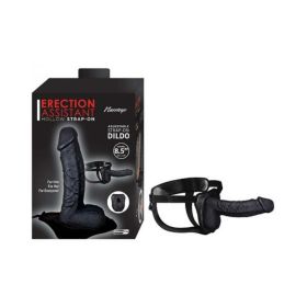 Erection Assistant Hollow Strap-on 8.5 In. Black