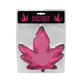 Pink Pot Leaf Ashtray