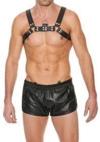 Chest Bulldog Harness - Black/black - S/m