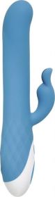 Big Soft Bunny Rabbit Style Vibrator Blue
