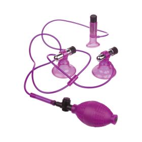 Fetish Fantasy Vibrating Triple Suckers Purple