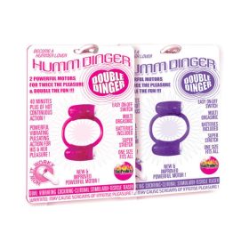 Humm Dinger Double Dinger Cockring (assorted Display)