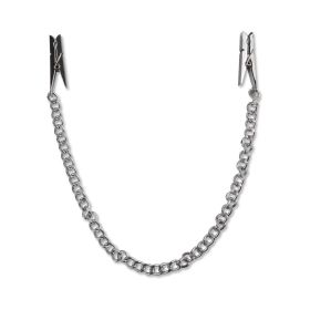 Fetish Fantasy Nipple Chain Clips Silver