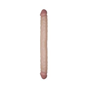 Real Skin All American Whoppers Double Dong 18" - Beige