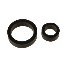 Titanmen Cock Ring Platinum Silicone Double Pack