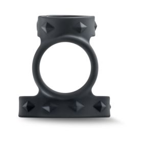 Performance - Vs8 - Silicone Double Cock & Ball Strap - Black