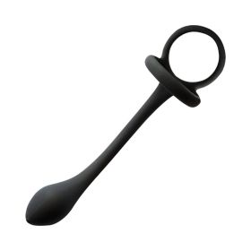 My Cockring Cockring With Weighed Buttplug Black