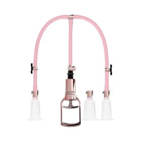 Pumped - Clitoral & Nipple Pump Set Large - Rose
