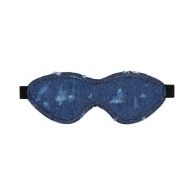 Ouch! Denim Eye Mask - Roughened Denim Style - Blue