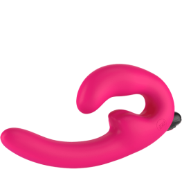 Fun Factory Sharevibe Vibrating Wearable Dildo - Pink