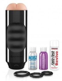 PDX Elite Mega Grip Anal Stroker Beige