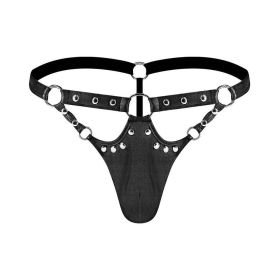 Men's Jouster Thong S/M Black Fetish Gear