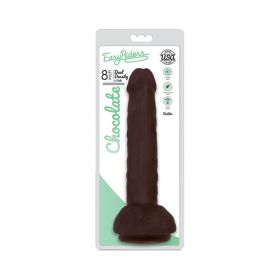 Easy Riders 8 inches Dual Density Dildo With Balls Brown