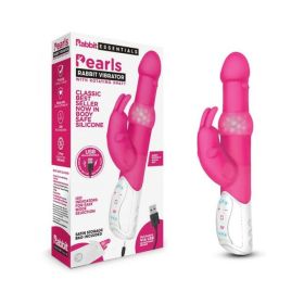 Rabbit Essentials Pearls Rabbit Vibrator Hot Pink