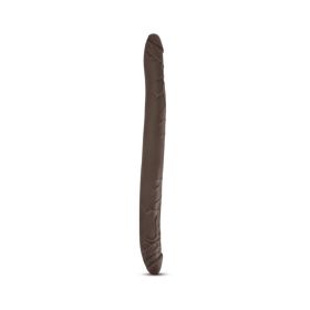 Dr Skin 16 inches Double Dildo Chocolate Brown